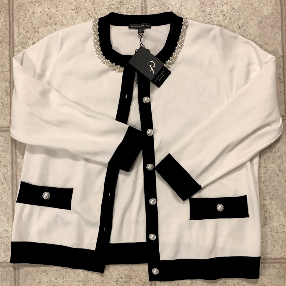 Pearl detailed cardigan